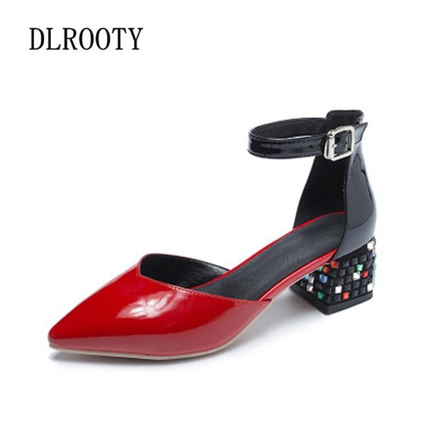 woman sandals shoes summer style pumps high heels thick pointed toe buckle strap fashion crystal solid gladiator, Black
woman sandals shoes summer style pumps high heels thick pointed toe buckle strap fashion crystal solid gladiator, Black