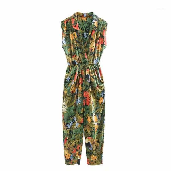new 2020 women tropical flower leaves print siamese rompers ladies sleevelss jumpsuits casual elastic waist pocket trousers p8041, Black;white
new 2020 women tropical flower leaves print siamese rompers ladies sleevelss jumpsuits casual elastic waist pocket trousers p8041, Black;white