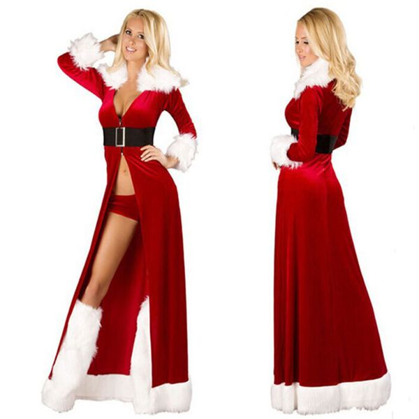 clothing new temptation halloween high-end gowns stage games christmas show costumes, Black;gray
clothing new temptation halloween high-end gowns stage games christmas show costumes, Black;gray