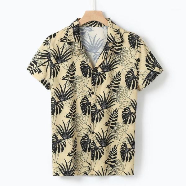 men's casual shirts kancoold shirt men summer fashion loose printed short-sleeve turn down collar thin blouse for jun21, White;black
men's casual shirts kancoold shirt men summer fashion loose printed short-sleeve turn down collar thin blouse for jun21, White;black