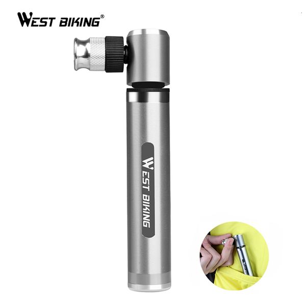 west biking 89g portable mini bicycle pump 160 psi high pressure cycling hand air pump ball tire inflator mtb mountain bike pump
west biking 89g portable mini bicycle pump 160 psi high pressure cycling hand air pump ball tire inflator mtb mountain bike pump