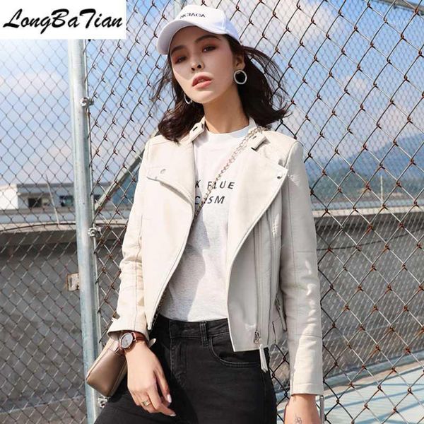 2020 spring jacket women short long sleeve ivory white clothing outerwear s-xxl motorcycle leather coat1, Black
2020 spring jacket women short long sleeve ivory white clothing outerwear s-xxl motorcycle leather coat1, Black