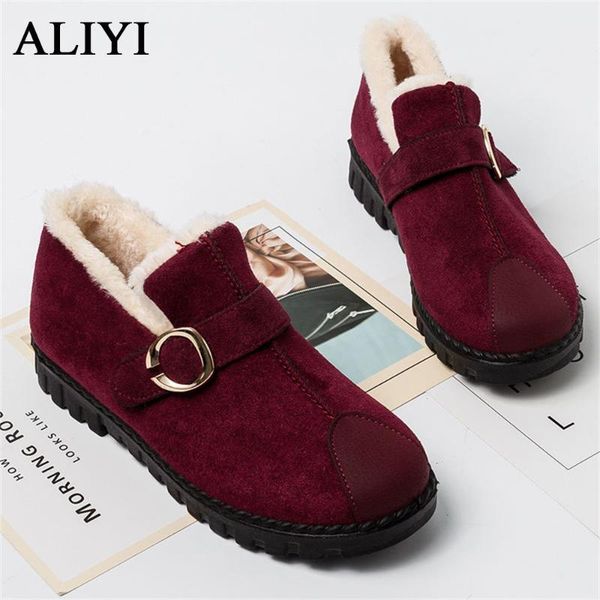 women's winter flat shoes 2020 fashion plush buckle slip on ladies warm snow ankle boots big size comfortable female loafers, Black
women's winter flat shoes 2020 fashion plush buckle slip on ladies warm snow ankle boots big size comfortable female loafers, Black