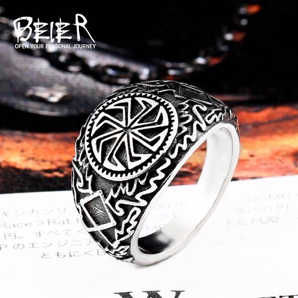 beier new store viking amulet sacrifice man ring nordic flame surrounds jewelry llbr8-582r, Golden;silver
beier new store viking amulet sacrifice man ring nordic flame surrounds jewelry llbr8-582r, Golden;silver