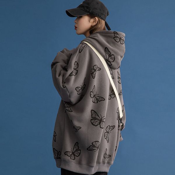 female 2021 new fall fashion long women's oversize loose hip hoodies gucz, Black
female 2021 new fall fashion long women's oversize loose hip hoodies gucz, Black