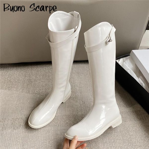 boots leather belt lock women knee patent knight casual zipper shoes ladies botas mujer autumn winter female, Black
boots leather belt lock women knee patent knight casual zipper shoes ladies botas mujer autumn winter female, Black