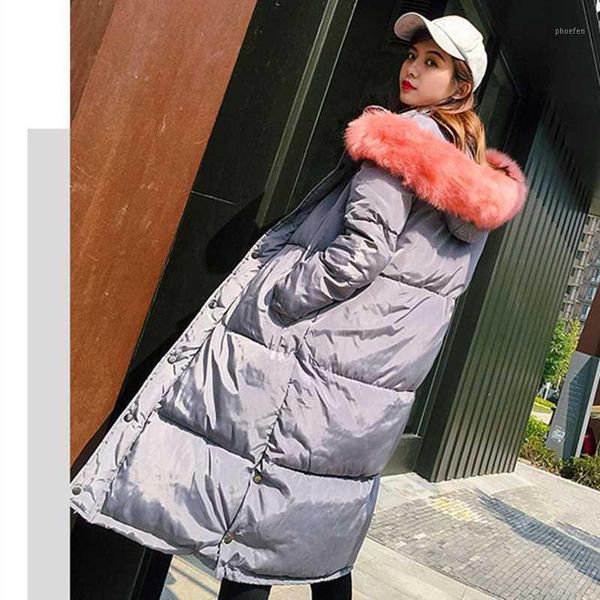 cotton feather winter padded girls long paragraph knee waist coat korean thick women cotton jacket collar nagymaros parka yfy121, Black
cotton feather winter padded girls long paragraph knee waist coat korean thick women cotton jacket collar nagymaros parka yfy121, Black