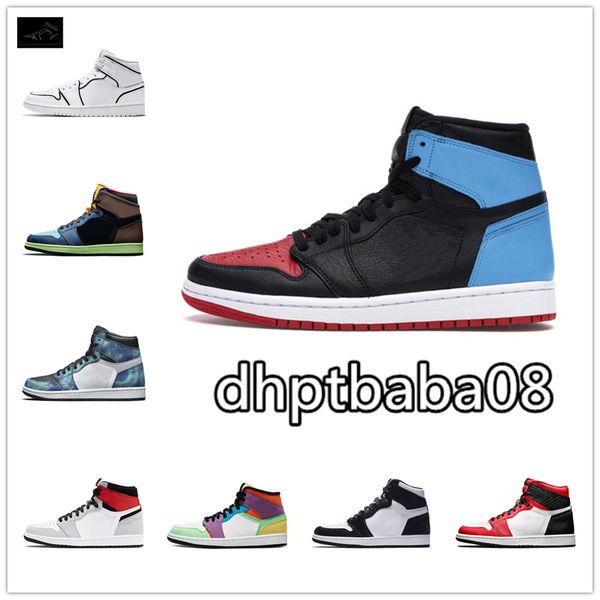 new 1 high og basketball shoes 1s mid chicago royal toe black metallic gold pine green black unc patent men women sneakers trainers, White;red
new 1 high og basketball shoes 1s mid chicago royal toe black metallic gold pine green black unc patent men women sneakers trainers, White;red