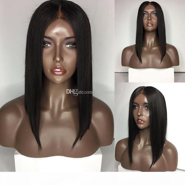 bob wig brazilian full lace human hair wigs for black women bleached knots human hair wigs with baby hair, Black;brown 
bob wig brazilian full lace human hair wigs for black women bleached knots human hair wigs with baby hair, Black;brown