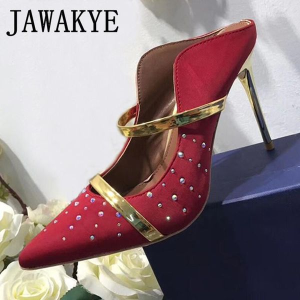 dress shoes metal high heels satin women silk mules pointed toe slip-on pumps candy color party 2021 summer sandals1, Black
dress shoes metal high heels satin women silk mules pointed toe slip-on pumps candy color party 2021 summer sandals1, Black