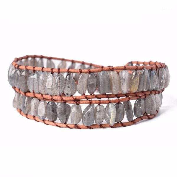 new women genuine leather bracelet random labradorite wrap bracelets friendship bracelet handmade vintage woven boho bracelets1, Golden;silver
new women genuine leather bracelet random labradorite wrap bracelets friendship bracelet handmade vintage woven boho bracelets1, Golden;silver