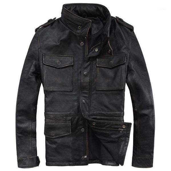 2020 vintage black men m65 leather jacket plus size 4xl genuine thick cowhide russian natural safari leather coat
2020 vintage black men m65 leather jacket plus size 4xl genuine thick cowhide russian natural safari leather coat