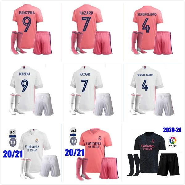 kits 2020 2021 real madrid soccer jersey uniforms 20/21 sergio ramos hazard benzema modric camiseta de futbol football shirt set+socks, Black;yellow
kits 2020 2021 real madrid soccer jersey uniforms 20/21 sergio ramos hazard benzema modric camiseta de futbol football shirt set+socks, Black;yellow