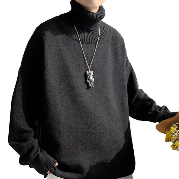 men's sweaters black turtleneck men oversized large size solid knitted pullover clothing korean fashion sweater male 2021 soft, White;black
men's sweaters black turtleneck men oversized large size solid knitted pullover clothing korean fashion sweater male 2021 soft, White;black