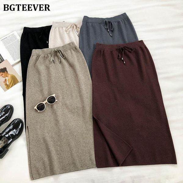 bgteever casual loose women mid-length knitted skirts 2020 autumn winter elastic waist lace-up female a-line split sweater skirt1, Black
bgteever casual loose women mid-length knitted skirts 2020 autumn winter elastic waist lace-up female a-line split sweater skirt1, Black