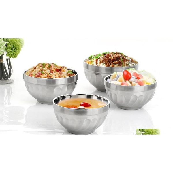 stainless steel double-deck heat insulation bowl anti scald for children household rice bowl jllike dh_niceshop
stainless steel double-deck heat insulation bowl anti scald for children household rice bowl jllike dh_niceshop