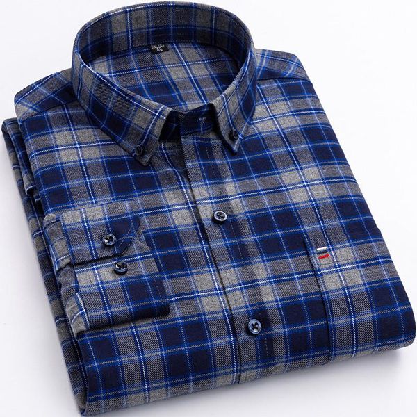 men's casual shirts s to 7xl plus size plaid shirt for large men 100% cotton long sleeve leisure male apparel pocket social, White;black
men's casual shirts s to 7xl plus size plaid shirt for large men 100% cotton long sleeve leisure male apparel pocket social, White;black