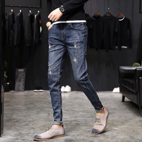 new casual european american style jeans luxury denim trousers slim straight deep blue slim fit straight high stretch feet skin
new casual european american style jeans luxury denim trousers slim straight deep blue slim fit straight high stretch feet skin