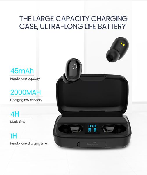 2020 wireless earphone bluetooth 5.0 tws earbuds led display power bank headset microphone bluetooth earphone
2020 wireless earphone bluetooth 5.0 tws earbuds led display power bank headset microphone bluetooth earphone