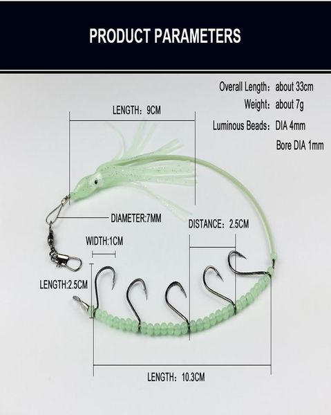 1pcs 5 hooks with squid skirts inchiku jig assist hook ocs jigs assist hook luminous squid jig hook suitable for inchiku bbyrwu
1pcs 5 hooks with squid skirts inchiku jig assist hook ocs jigs assist hook luminous squid jig hook suitable for inchiku bbyrwu