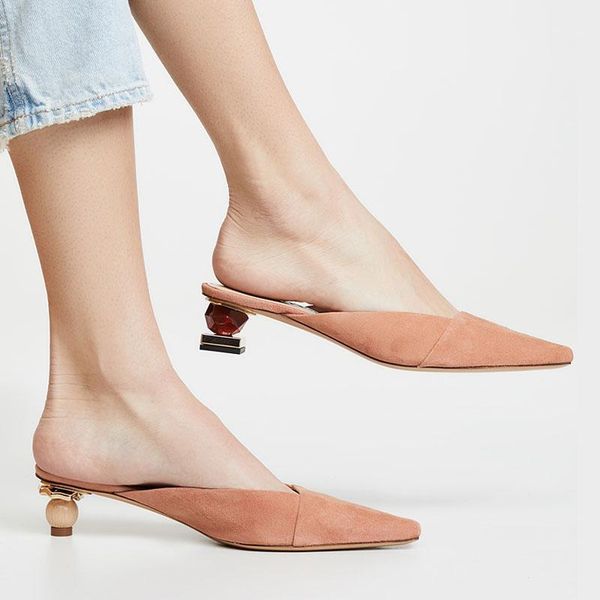 geometric heel women slippers pointed toe patchwork slip-on women pumps shoes luxury design suede slide shoes med heel1, Black
geometric heel women slippers pointed toe patchwork slip-on women pumps shoes luxury design suede slide shoes med heel1, Black