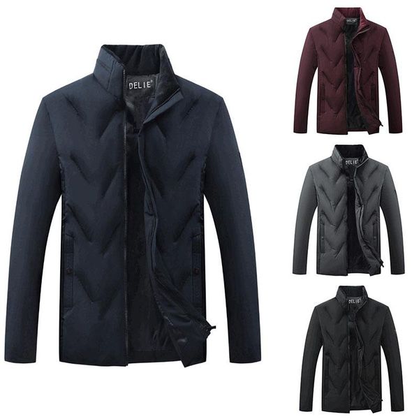 men's down & parkas mens thicken padded jackets for autumn winter polyester stand collar warm jacket korean stylish slim oversized blac, Black
men's down & parkas mens thicken padded jackets for autumn winter polyester stand collar warm jacket korean stylish slim oversized blac, Black