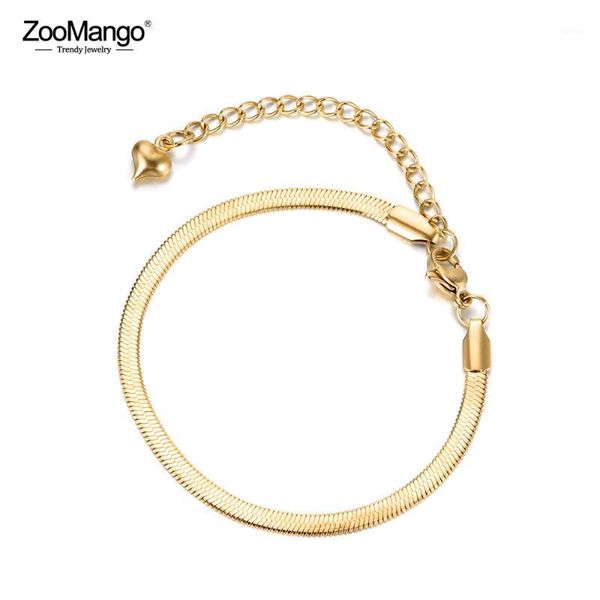 zoomango trendy jewelry stainless steel snake chain & link bracelets rose gold charm bracelet for women chirstmas gift zb180751, White
zoomango trendy jewelry stainless steel snake chain & link bracelets rose gold charm bracelet for women chirstmas gift zb180751, White