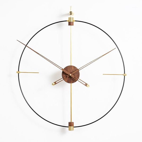 creative modern luxury wall clock metal gold walnut office luxury large size clocks wall home decor living room reloj gift d0551
creative modern luxury wall clock metal gold walnut office luxury large size clocks wall home decor living room reloj gift d0551