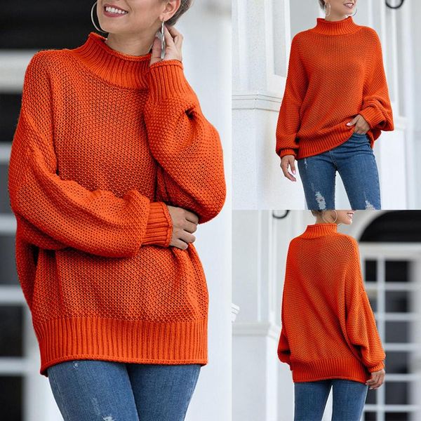 women's sweaters women solid color elegant long sleeve turtle neck loose warm knitted sweater jumpers pullover, White;black
women's sweaters women solid color elegant long sleeve turtle neck loose warm knitted sweater jumpers pullover, White;black