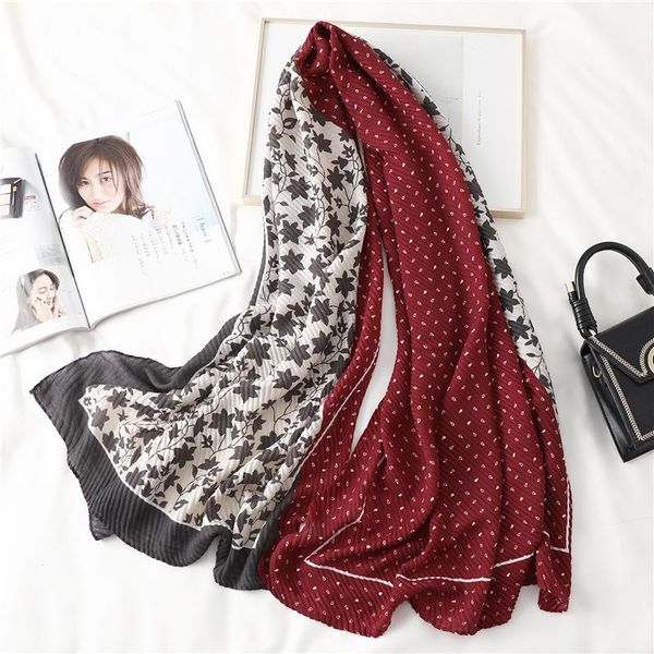 2020 women cotton scarf autumn winter shawls wraps lady dot leaf print crinkle neck hijab scarves pashmina warm bandana scarfs jllyji, Blue;gray
2020 women cotton scarf autumn winter shawls wraps lady dot leaf print crinkle neck hijab scarves pashmina warm bandana scarfs jllyji, Blue;gray