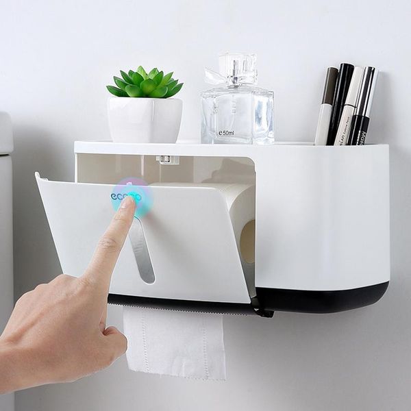 toilet paper holders holder creative with two storage bath kitchen dispenser plastic wall waterproof roll
toilet paper holders holder creative with two storage bath kitchen dispenser plastic wall waterproof roll
