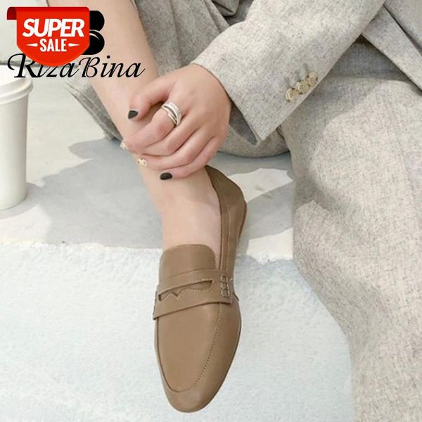 rizabina new women real leather flat shoes round toe women fashion shoes daily vacation ladies footwear size 34-40 #r06o
rizabina new women real leather flat shoes round toe women fashion shoes daily vacation ladies footwear size 34-40 #r06o