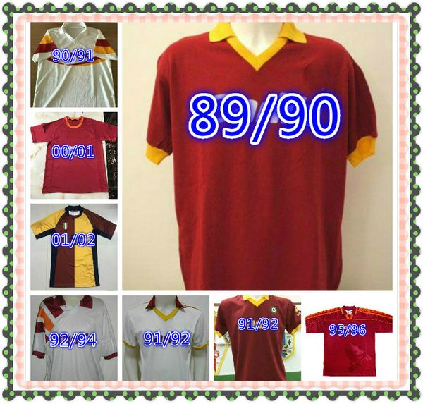 89 90 91 92 94 95 96 de rossi totti soccer jersey classic camicia vintage maglia da calcio 2000 commemorative football shirt retro rome, Black;yellow
89 90 91 92 94 95 96 de rossi totti soccer jersey classic camicia vintage maglia da calcio 2000 commemorative football shirt retro rome, Black;yellow