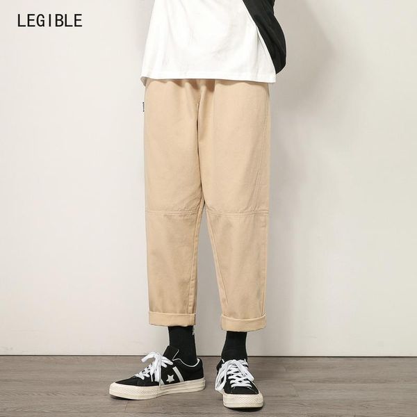 legible 2021 spring autumn straight cotton casual pants men loose wide leg ankle length trousers men, Black
legible 2021 spring autumn straight cotton casual pants men loose wide leg ankle length trousers men, Black