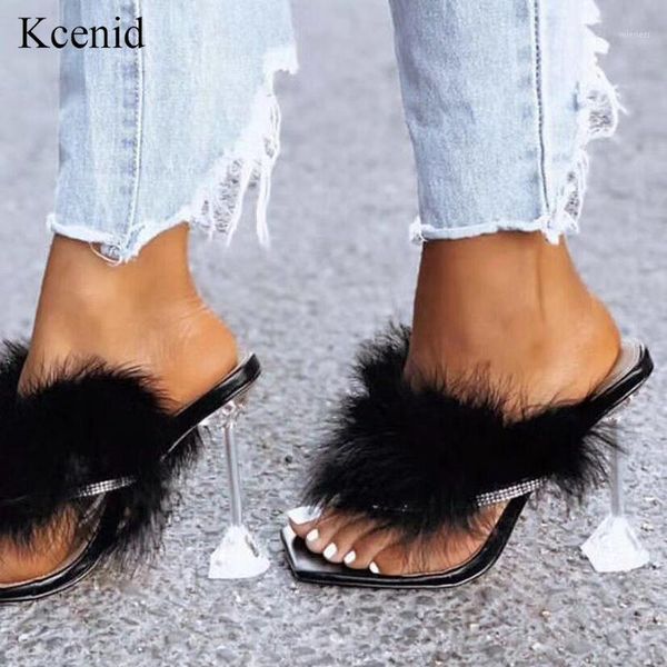 kcenid summer woman slippers feather transparent perspex crystal high heels rhinestone flip flops mules ladies slides shoes new1, Black
kcenid summer woman slippers feather transparent perspex crystal high heels rhinestone flip flops mules ladies slides shoes new1, Black
