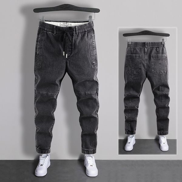 8qnpc men's jeans autumn 2020 korean style fashion brand elastic trouserscasual trouserstooling ankle-tied casual long pants trousers w, Blue
8qnpc men's jeans autumn 2020 korean style fashion brand elastic trouserscasual trouserstooling ankle-tied casual long pants trousers w, Blue