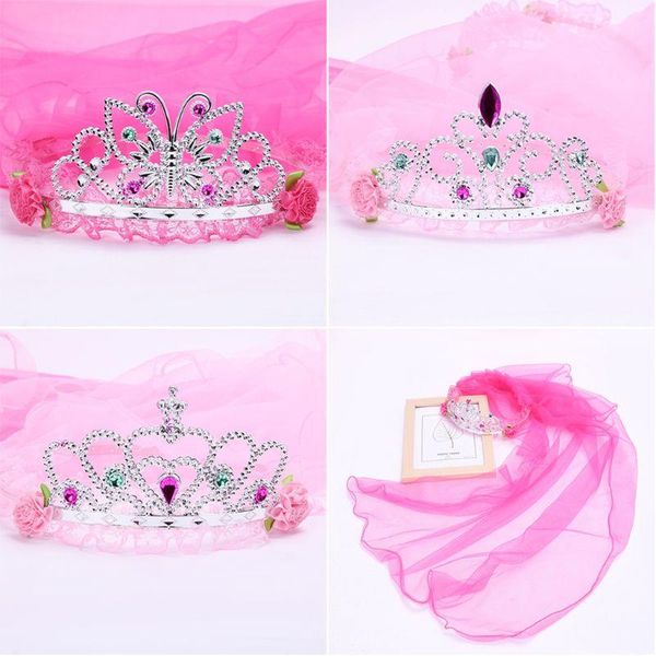 child girls wedding hairband hollow butterfly tiara crown princess flower wreath jewelry rhinestone mesh veil birthday headband, Slivery;white
child girls wedding hairband hollow butterfly tiara crown princess flower wreath jewelry rhinestone mesh veil birthday headband, Slivery;white