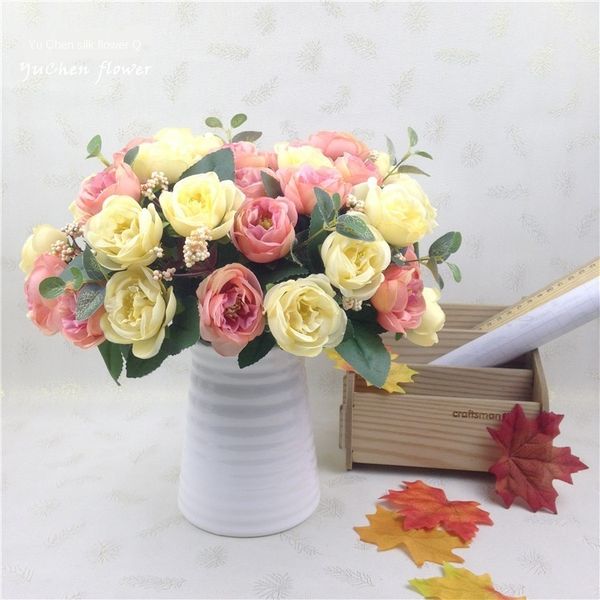 european style 10 head tea rose simulation bouquet silk cloth home hand holding decoration fake flower dining table rose camellia bao o3no
european style 10 head tea rose simulation bouquet silk cloth home hand holding decoration fake flower dining table rose camellia bao o3no