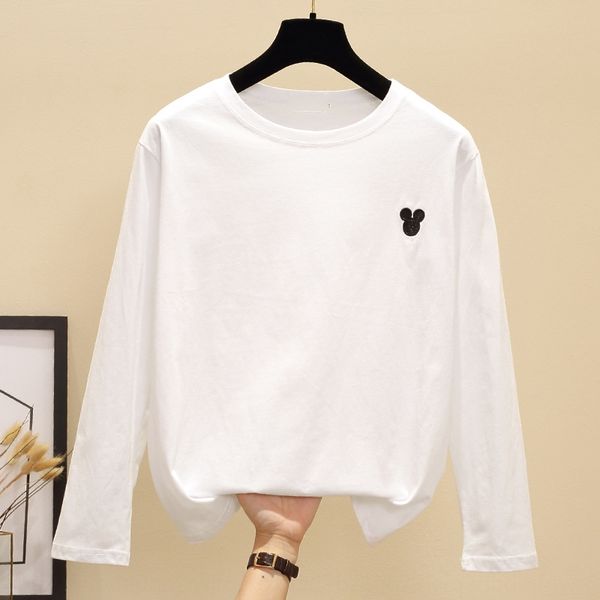 2020 spring t-shirt t-shirtwhite t-shirtand autumn new korean version of women's simple white t-shirt women's long sleeve cotton l
2020 spring t-shirt t-shirtwhite t-shirtand autumn new korean version of women's simple white t-shirt women's long sleeve cotton l