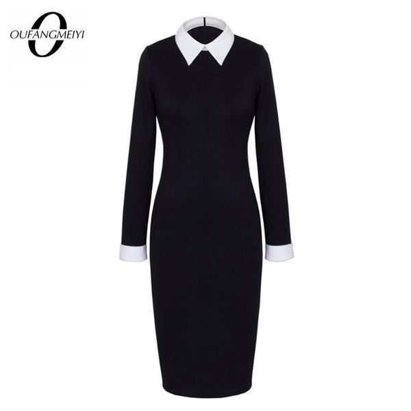 casual dresses women formal business classic pencil dresse office ladies brief solid color elegant dress e751, Black;gray
casual dresses women formal business classic pencil dresse office ladies brief solid color elegant dress e751, Black;gray