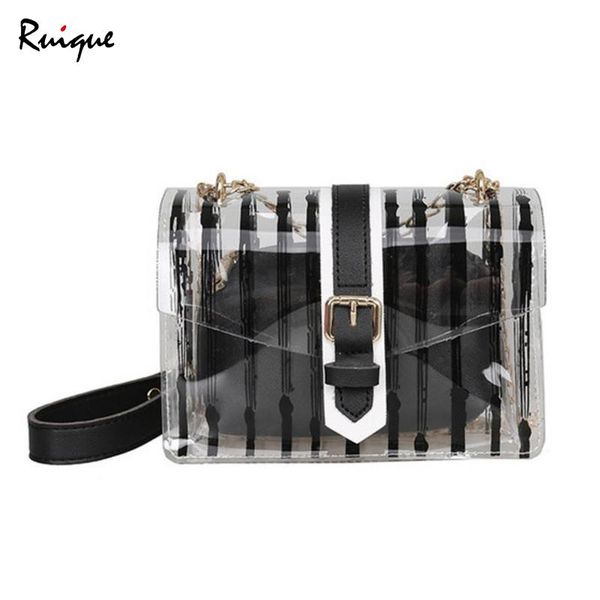ruique women transparent messenger bag girls summer fashion jelly chain crossbody bag female small stripe complex shoulder bags
ruique women transparent messenger bag girls summer fashion jelly chain crossbody bag female small stripe complex shoulder bags