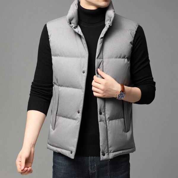 muyu chenge 2020 men's light down jacket vest for middle-aged and young people, jacket, hooded windproof cotton jacket for warmth, Black;white
muyu chenge 2020 men's light down jacket vest for middle-aged and young people, jacket, hooded windproof cotton jacket for warmth, Black;white