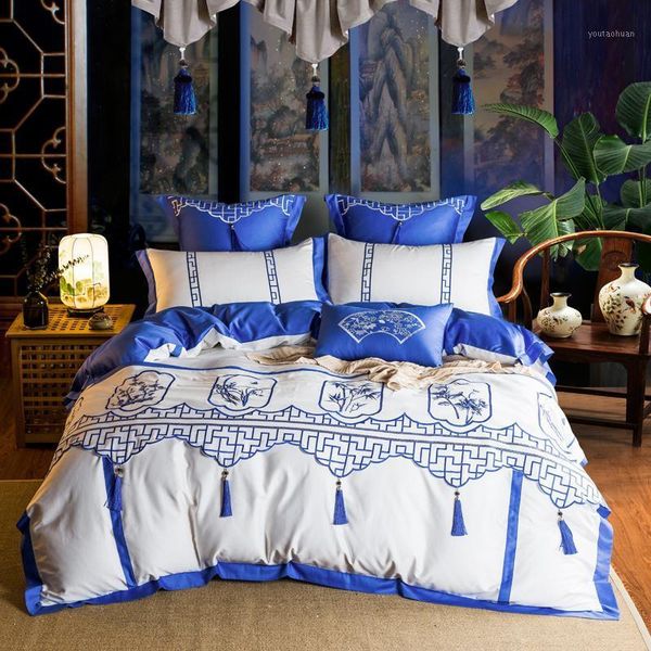 bedding sets 34chinese style embroidery egyptian cotton set king size duvet cover bed linen sheet pillowcases 4/7pcs1
bedding sets 34chinese style embroidery egyptian cotton set king size duvet cover bed linen sheet pillowcases 4/7pcs1