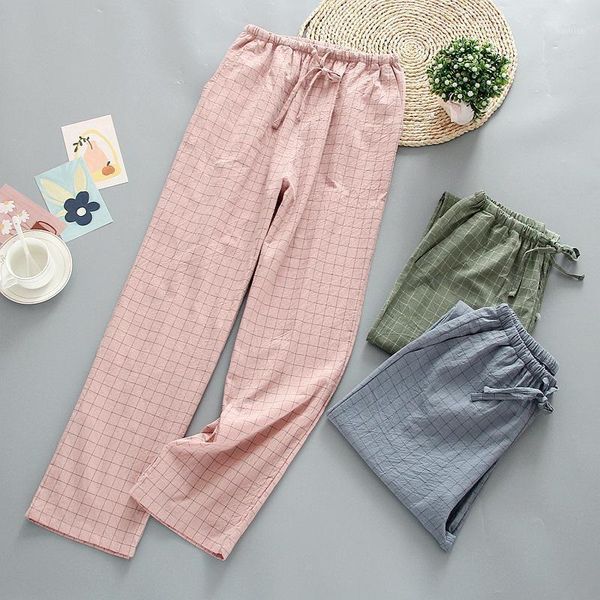 pure cotton washed cotton plaid pajama pants women's autumn home pants korean style pocket straight trousers can be worn outside1, Black;red
pure cotton washed cotton plaid pajama pants women's autumn home pants korean style pocket straight trousers can be worn outside1, Black;red