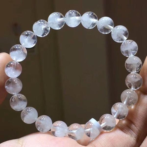 natural white phantom quartz crystal 7.5mm round beads woman man bracelets bangle phantom bracelet certificate, Black
natural white phantom quartz crystal 7.5mm round beads woman man bracelets bangle phantom bracelet certificate, Black