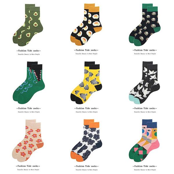 novelty happy funny women graphic socks combed cotton omelette frog crazy salmon corn avocado bird fish sock christmas gift, Black
novelty happy funny women graphic socks combed cotton omelette frog crazy salmon corn avocado bird fish sock christmas gift, Black