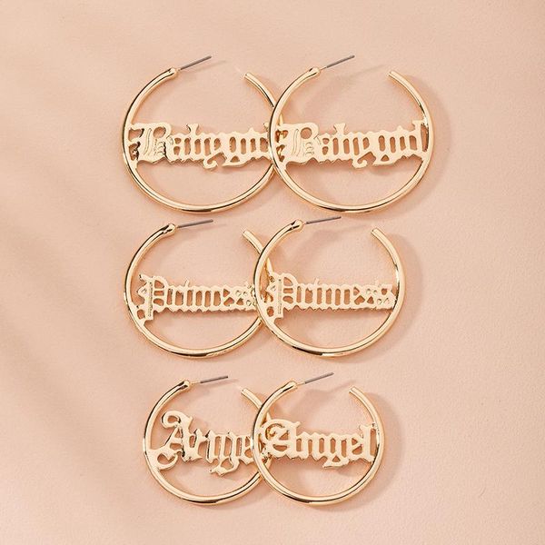 ins gold mother daughter angel baby girl princess letters hoop earrings korean fashion chic women party jewelry earring, Golden;silver
ins gold mother daughter angel baby girl princess letters hoop earrings korean fashion chic women party jewelry earring, Golden;silver