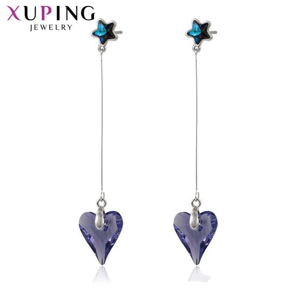 xuping jewelry heart unique design crystals earrings for women party fashion cute gift 97751, Silver
xuping jewelry heart unique design crystals earrings for women party fashion cute gift 97751, Silver