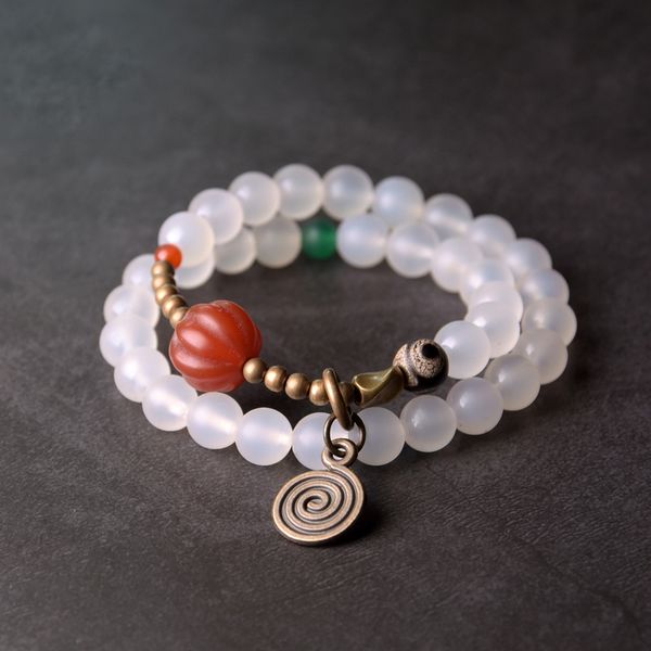 dull polish white grey onyx buddha eyes bead bracelet tibetan buddhism zen healing stone spiritual friendship jewelry mom gift, Black
dull polish white grey onyx buddha eyes bead bracelet tibetan buddhism zen healing stone spiritual friendship jewelry mom gift, Black