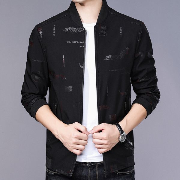spring and autumn casual jacket korean slim fashion baseball uniform sports thin men's stand collar outer 889-f6818, Black;brown
spring and autumn casual jacket korean slim fashion baseball uniform sports thin men's stand collar outer 889-f6818, Black;brown